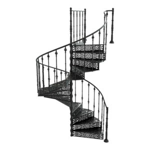 Чугунная винтовая лестница ЛЧ-01